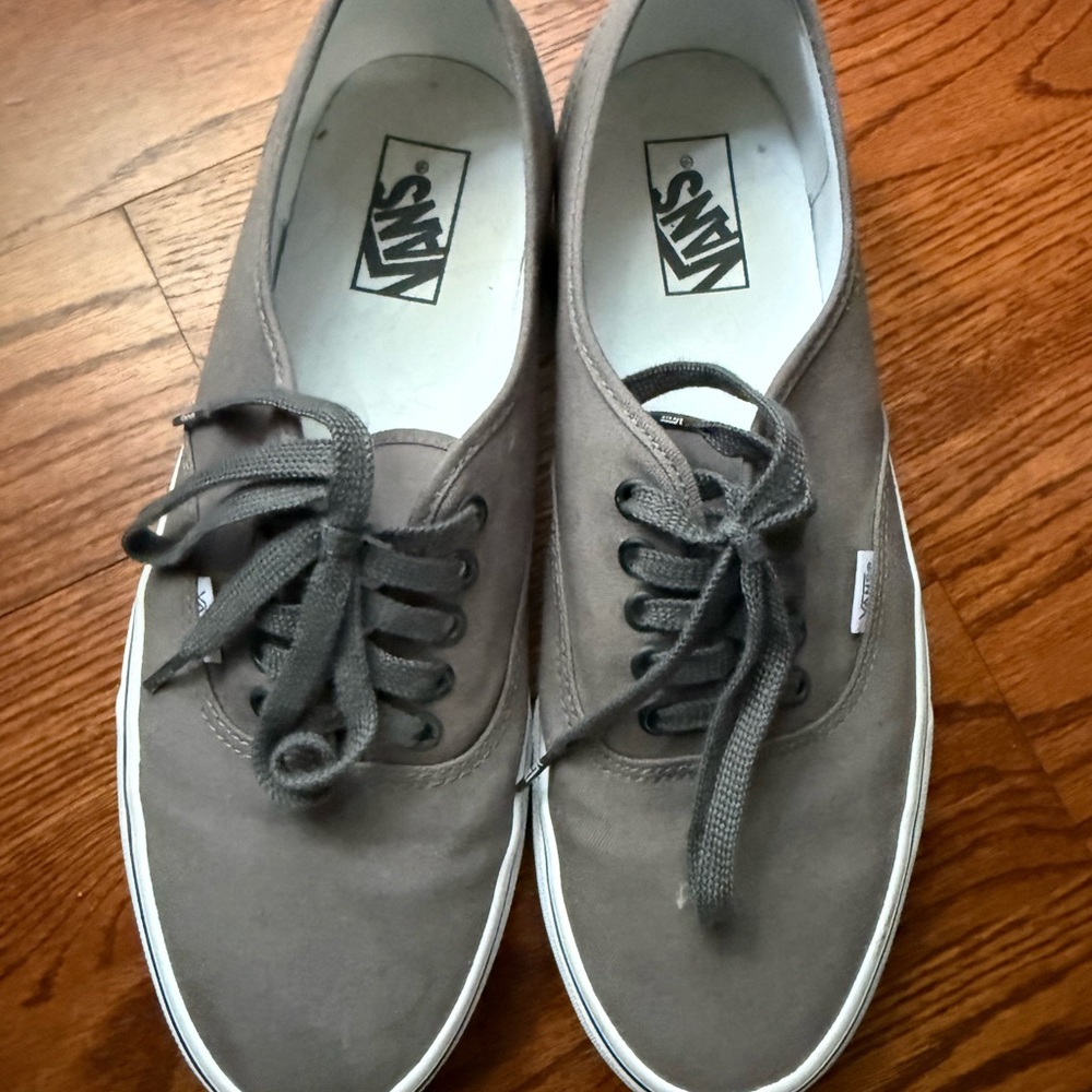 Vans Men's Charcoal Lace-Up Sneakers
